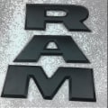 Pikkukuva 1 / 3: Sopii Dodge Ram Trunk Car Logo Pickup Tarroihin Ram 1500 2500 3500 Takakontti suurikokoinen autotarra Matte Black