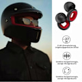 Pikkukuva 4 / 5: Artevive Korvatulpat, Uusiokäyttöiset Silikonikorvatulpat Melunvaimennukseen Sellp & Moto Red outside Black inside