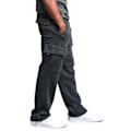 Miniatyrbillede 2 af 6: Nye Herre Casual Multi-Pocket Løse Straight Overalls Dark Gray XL