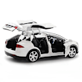 Pikkukuva 3 / 5: 2020 Uusi 1:32 Tesla Model X -metalliseos automalli painevalut ja leluajoneuvot Leluautot Lasten lelut lapsille Lahjat pojan lelu Red