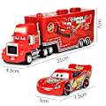 Pikkukuva 2 / 5: Autot 2 3 Elokuva McQueen Kuningas Chick Hicks Mack Truck Uncle Truck Set Lapsille Pojille Syntymäpäivälahjat Mcqueen