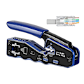 Miniatyrbillede 4 af 5: 100 stk Cat6 / Cat5e Rj45 Pass Through Connector Bundle med krympeværktøj As Shown