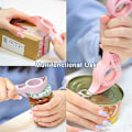 Miniatyrbild 4 av 5: 4 i 1 ölflasköppnare Burköppnare 2 ST Locköppnare Multifunktionsöppning för cap för seniorer med artrit/barnpresent