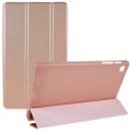 Miniatyrbild 1 av 4: För Samsung Galaxy Tab A7 Lite 8,7-tums inre bikakedesign Anti-fall anti-scratch läder case Auto Wake/Sleep Cover med Tri-fold Stand Rose Gold