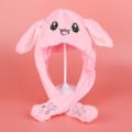 Miniatyrbilde 5 av 5: Plysj kaninørehatt kan bevege seg Interessante søte myke plysj kaninhattegaver til jenter Luminous Stitch Hat
