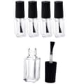 Tomma klara nagellacksflaskor med pensel (5ml 5-pack)