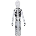 Pikkukuva 4 / 5: 3-14 vuotiaille lapsille Skeleton Bodysuit Käsineet Mask Cosplay setit 8-10 Years