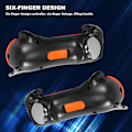 Miniatyrbilde 3 av 5: Seks finger for iPad Pubg Controller Kapasitans Justerbar Mobil Spill Trigger L1r1 Knapp Gamepad