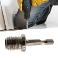 Miniatyrbillede 4 af 4: M14 Heavy Duty Quick Connection Borepatronadapter Kulstofstålgevind Sekskant plejlstangsadapter til slagdriver