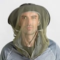Miniatyrbilde 1 av 2: Hode Nettlue Birøkt Birøkter Bie Slørlue Jakt Netting Mesh Hood Cap Bie Keeper Light gray