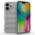 Kompatibel med iPhone 16 Plus-deksel Robust TPU Støtsikkert Mobiltelefondeksel LightGrey