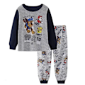 Miniatyrbild 1 av 2: Bomulls Pyjamas Pojkar Långärmad Barn Tecknad Set Baby Hemkläder Spindelmannen Captain America 29 120cm