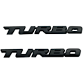 Pikkukuva 1 / 3: 2X 3D Turbo Premium -auton sivulokasuojan takatavaratilan embleemi -seosmerkki -tarrat kaikkiin autoihin, kuorma-autoihin ja maastoautoihin