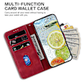 Miniatyrbild 2 av 5: Läderfodral med stativfunktion för Motorola Moto X40 5g/edge 40 Pro 5g/edge+ (2023) Dubbel 8-formad prägling Plånboksfodral Red