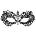 Miniatyrbilde 1 av 3: Maskerade maske for kvinner metall maske skinnende rhinestone venetiansk fest kveld ball ball maske bar kostymer tilbehør Owl