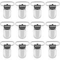 Pikkukuva 1 / 5: 12 kpl Metalliset Tuttipullon Kiinnikkeet, Tuttipullonpidikkeet Tuttipullon Kiinnikkeet 20mm