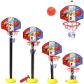 Miniatyrbild 1 av 5: Barnbasketbåge och ställ justerbar höjd, nätbollspump Bärbar basket inomhus utomhusaktivitet Sport