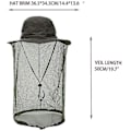Miniatyrbillede 2 af 4: Hovednet Hat Biavl Biavler Bi Slør Hat Jagt Netting Mesh Hood Cap Bi Keeper Khaki