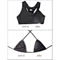 Miniatyrbilde 2 av 5: BH Pads Bikini Pad BH-innlegg Push-up Pad, 3 farger, trekantform, svart