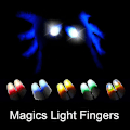 Miniatyrbilde 3 av 5: 2 stk Party Lysende Glow Tommelfinger Lys Led Blinkende Finger Lys Magisk Triks Rekvisitter