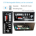 Pikkukuva 5 / 5: 3.7v Vahvistinlevy Neliö Tanssi Kaiutin Vahvistin Tukee Bluetooth Aux Tf-kortti U-levy Tallennus