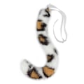 Pikkukuva 1 / 4: Säädettävä Ketun Hännän Cosplay-asu Juhliin Super Iso Karvainen Hännä Teineille ja Aikuisten White leopard