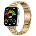 Miniatyrbillede 3 af 4: Remsormbånd i rustfrit stål til Huawei Watch Fit 3 - Sølv Gold Huawei Watch Fit 3