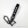 Miniatyrbillede 3 af 5: Læder Nøglering til Bil | Metal Finish | Robust Nøglering | Nøglering og Krogbeslag Silver Hardware Dodge