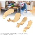 Miniatyrbillede 3 af 4: til Xbox One Elite Controller Series 2 Model 1797 Controller Metaludskiftningsdele, inklusive 4 stk. Rustfrit stål Trigger Controller Paddles (Guld)