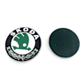 Pikkukuva 2 / 2: Auton tunnus 2kpl Skoda-malleille 90mm 80mm Emblem konepelti ja takakontti