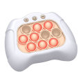Pikkukuva 1 / 5: Pop Push It -peliohjain Bubble Sensory Fidget Toy Electronic Whack Console White