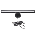 Miniatyrbillede 1 af 3: Desktopcomputere LED-skærmlampe Computerskærmlys Black 26x2cm