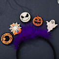 Miniatyrbilde 3 av 4: Hodebånd Gresskar Hodebånd Spøkelse Hodeplagg Halloween Kostymefest Tilbehør for Kvinner Menn og Barn