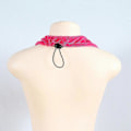 Miniatyrbillede 2 af 3: Dame Tata Håndklæde BH Crop Neck Wrap Lingeri Solid Fløjl Polyester A Red M