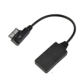 Miniatyrbilde 2 av 5: For A5 A6 A8 Q7 Ami Mmi Bluetooth musikkgrensesnitt Aux-lydkabeladapter Ny(svart)(1stk)