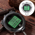 Miniatyrbillede 3 af 5: Stopur Metal Stopur Timer med baggrundsbelyst 1/100. sekund Precision 200 Lap Memory Digital Stopur til Coaches