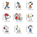 Miniatyrbillede 2 af 5: 13 stk. Snoopy Cartoon broderede stryge på patches, DIY sy applikation reparation patch, sy på/stryge på patch til jakker, jeans, bukser, rygsække, tøj