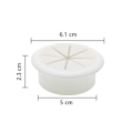 Miniatyrbilde 3 av 5: 3 stk skrivebord ledning ledning kabel hull deksel