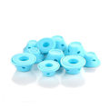 Miniatyrbillede 1 af 5: 40 silikone curlers (blå), silikone curlers magiske curlers uden varme, ingen clips hårpleje DIY værktøj