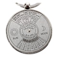 Pikkukuva 4 / 5: Avaimenperä Avaimenperä Metallinen Perpetual Calendar Pattern Silver