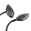 Miniatyrbillede 4 af 5: 1 par motorcykel flush LED blinklys lys rav for Honda Grom 2014-2016