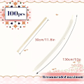 Miniatyrbilde 3 av 6: 260q Lange Ballonger Klart Modellering Ballonger, 100stk Vridning Dyr Ballonger Lange Magiske Lateks Ballonger for Ballong (Klart Ballonger)
