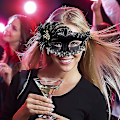 Miniatyrbilde 4 av 5: Par Venetian Mask Masquerade Mask Kvinne Blonder Venetian Mask for Kvinne Mann Masquerade Fest