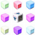 Miniatyrbild 2 av 5: Stitch LED digital väckarklocka - Ministorlek, 8 cm, 3 tum, 7 färger ändras, temperatur, perfekt för barnens sovrum(14)