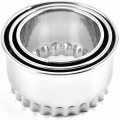 Miniatyrbilde 1 av 5: Cookie Cutters / Cake Cookie Scone Cutters Forms Stempler for matlaging baking ( 3 stk, rund kant)