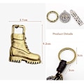 Pikkukuva 7 / 7: Creative Boots Avaimenperä Miesten Nahkainen Avaimenperä Auton Avaimenperä Tarvikkeet Laukku Riipus Charm Lahja