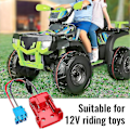 Miniatyrbillede 5 af 5: Power Wheels Adapter til batteri med ledningsnetstik 12awg ledning med 40a sikring til Peg-perego | Fruugo Au