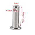 Miniatyrbillede 2 af 5: 4 stk Enkelthuls gaffelstifter 4 mm x 40 mm 304 rustfrit stål M4 gaffelstifter (A-5-F6) 4MM*40MM
