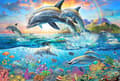 30 × 40 Delfin LEAP Diamantmålning (30 * 40, 1 stycke) Diamon