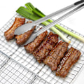 Miniatyrbilde 5 av 5: 2 stk grilltang, grillkulltang, lang grilltang, 14 tommer låsende 18/8 premium rustfritt stål låsende